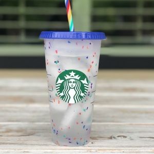 Starbucks color changing confetti cups!! 3 for $42